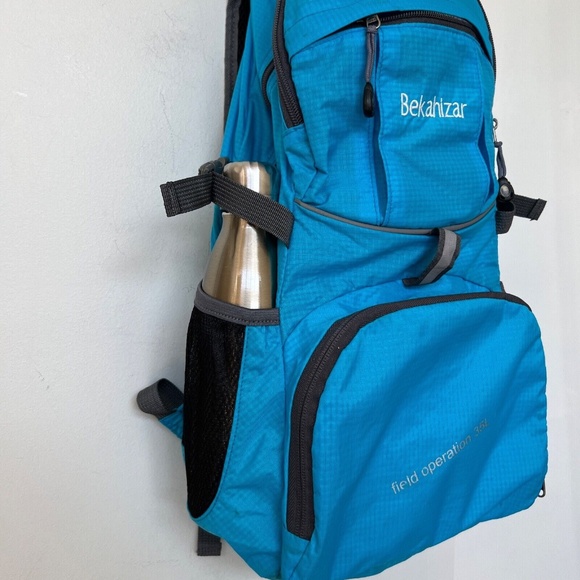 Bekahizar Field Operation 35L Lightweight Backpack Foldable Daypack Travel Blue - Picture 3 of 8